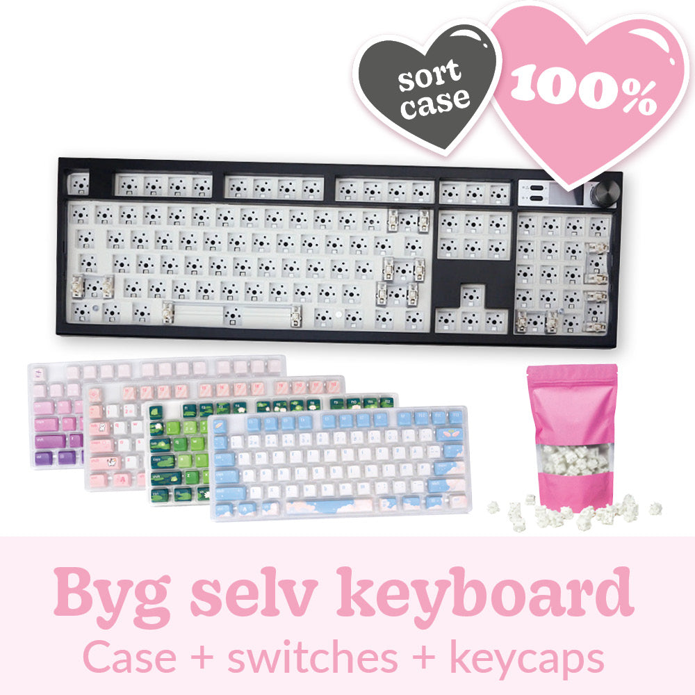 Appaz 100% Størrelse Byg Selv Customized Tastatur | SORT CASE