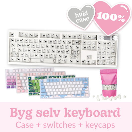 Appaz 100% Størrelse Byg Selv Customized Tastatur | HVID CASE