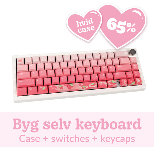 Appaz 65% Størrelse Byg Selv Customized Tastatur | HVID CASE