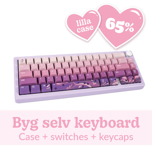 Appaz 65% Størrelse Byg Selv Customized Tastatur | LILLA CASE