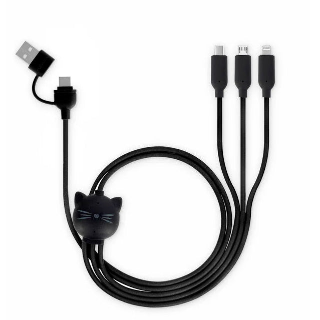 Kitty 3-in-1 Charging and Synchronisation Cable