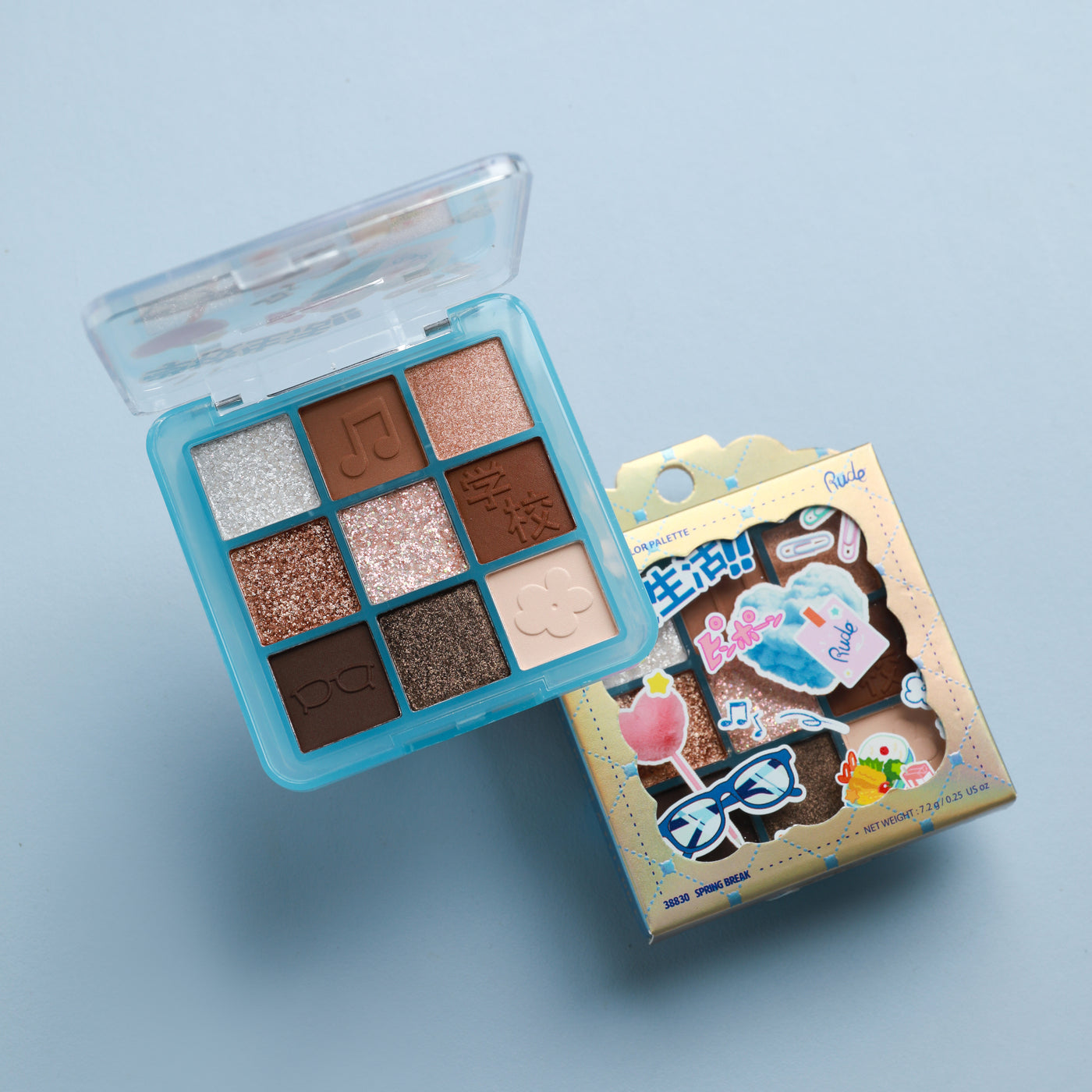 Chibi Manga 9 Color Eyeshadow Palette - Spring Break
