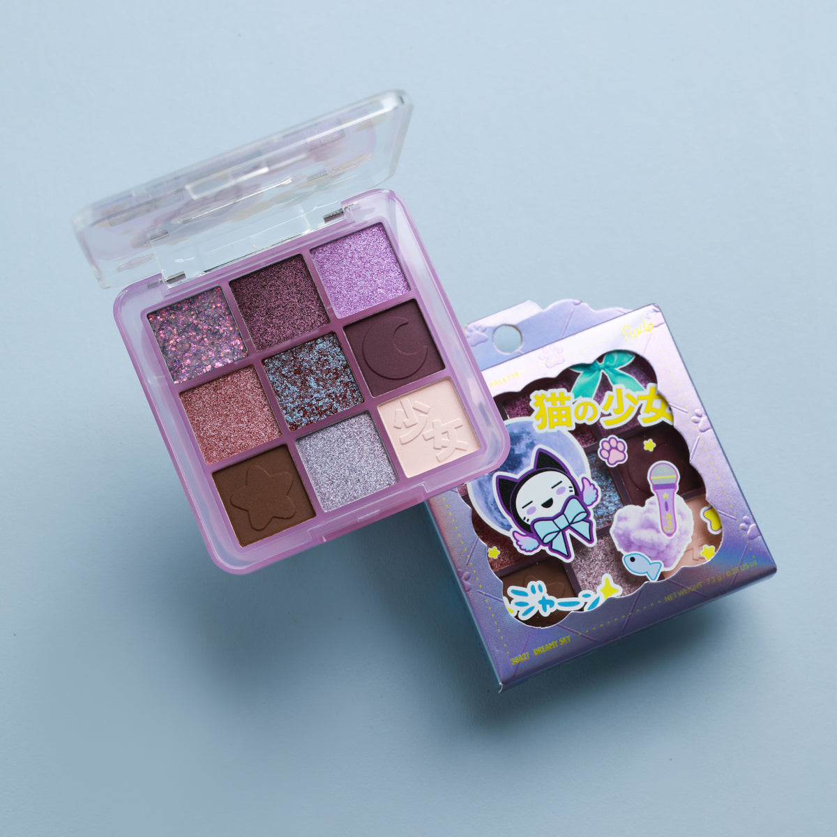 Chibi Manga 9 Color Eyeshadow Palette - Dreamy Sky