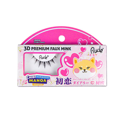 Chibi Manga 3D Premium Faux Mink Øjenvipper
