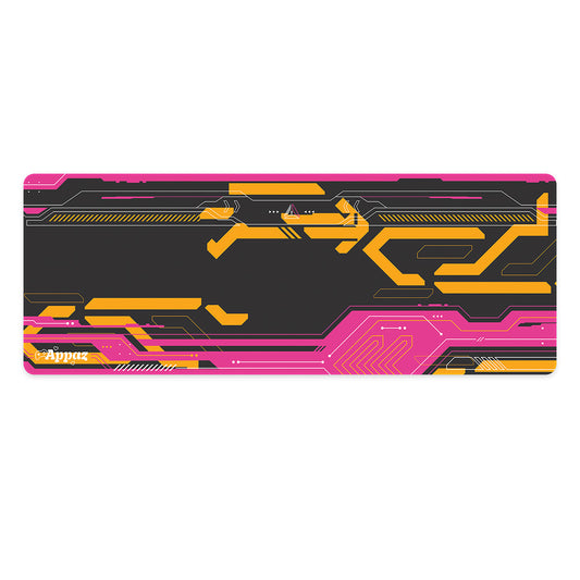 Cyberpunk Orange and Pink | Appaz XXL Mousepad