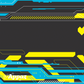 Cyberpunk Blue and Yellow | Appaz XXL Mousepad