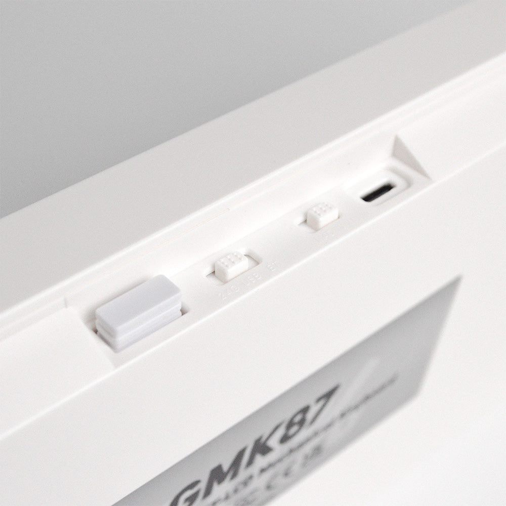 Zuoya GMK87 white keyboard case 80% TKL size