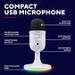 GXT 234W Yunix USB Gaming microphone - Hvid