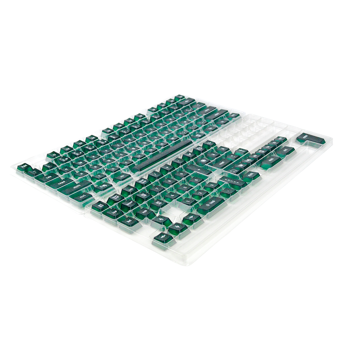 Gohtic Emerald Green | Appaz keycap set | Danish, Norwegian and Swedish