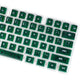 Gohtic Emerald Green | Appaz keycap set | Danish, Norwegian and Swedish
