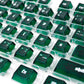 Gohtic Emerald Green | Appaz keycap set | Danish, Norwegian and Swedish