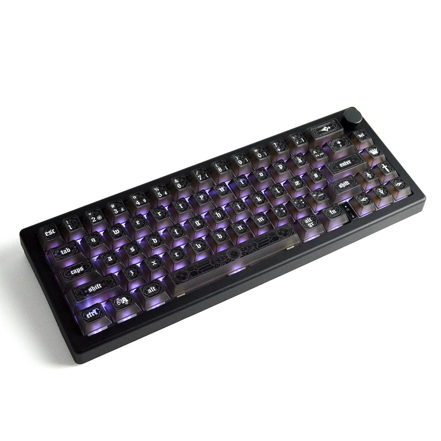 Gohtic Obsidian Black | Appaz keycap set | Danish, Norwegian and Swedish