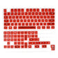 Gothic Ruby Red | Appaz keycap set | Danish, Norwegian, Swedish and Finnish