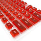 Gothic Ruby Red | Appaz keycap set | Danish, Norwegian, Swedish and Finnish