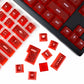 Gothic Ruby Red | Appaz keycap set | Danish, Norwegian, Swedish and Finnish