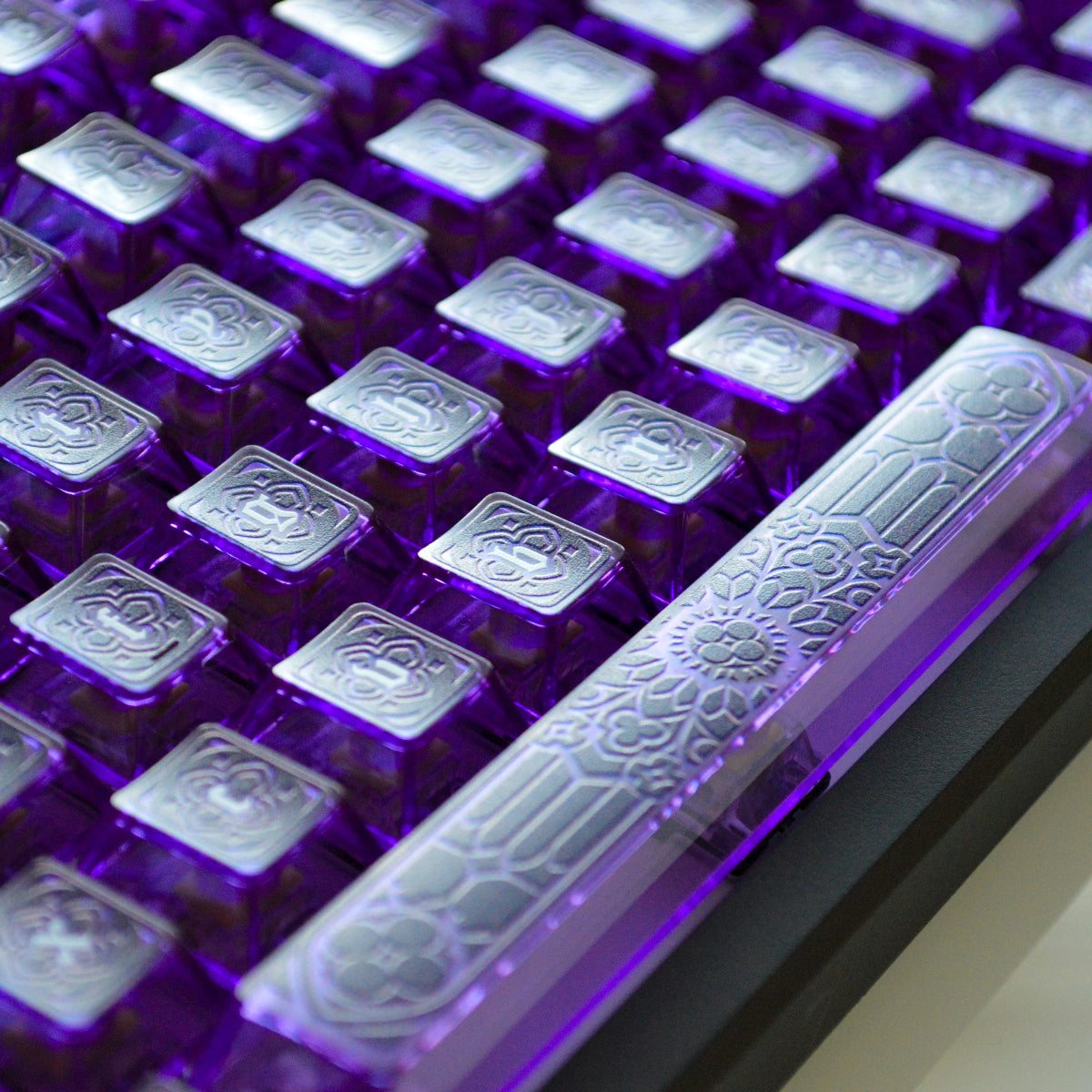 Gohtic Violet Amethyst | Appaz keycap set | Danish, Norwegian and Swedish