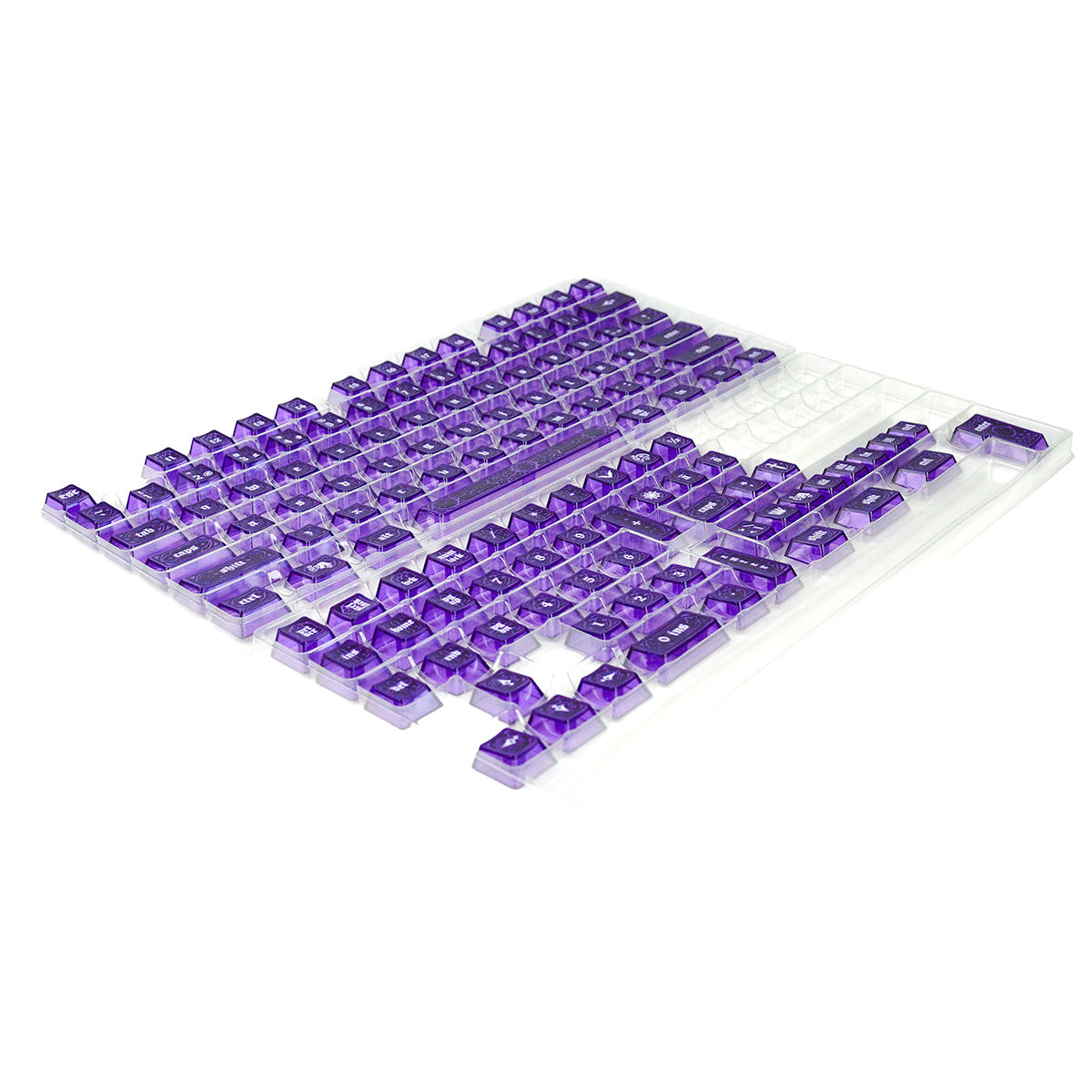 Gohtic Violet Amethyst | Appaz keycap set | Danish, Norwegian and Swedish