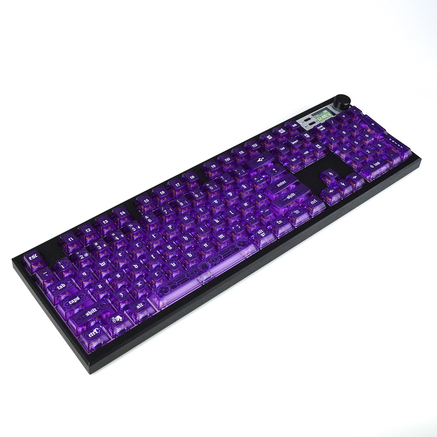 Gohtic Violet Amethyst | Appaz keycap set | Danish, Norwegian and Swedish