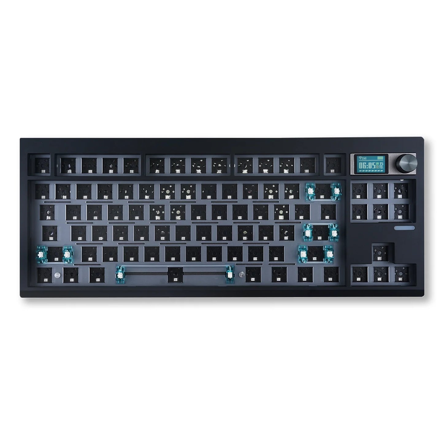 Zuoya GMK87 white keyboard case 80% TKL size