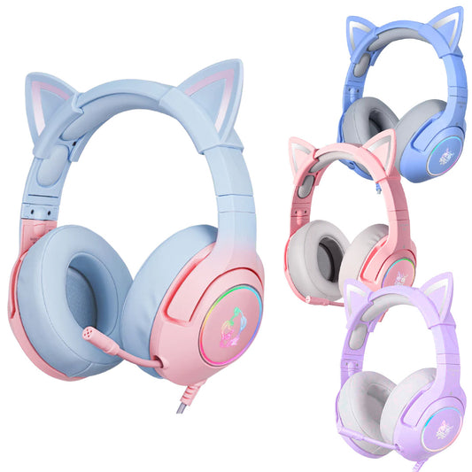 ONIKUMA K9 Gaming Headset with Cat Ears