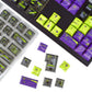 Neon Glitch | Appaz keycap sæt | Dansk, norsk, svensk og finsk
