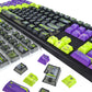 Neon Glitch | Appaz keycap sæt | Dansk, norsk, svensk og finsk