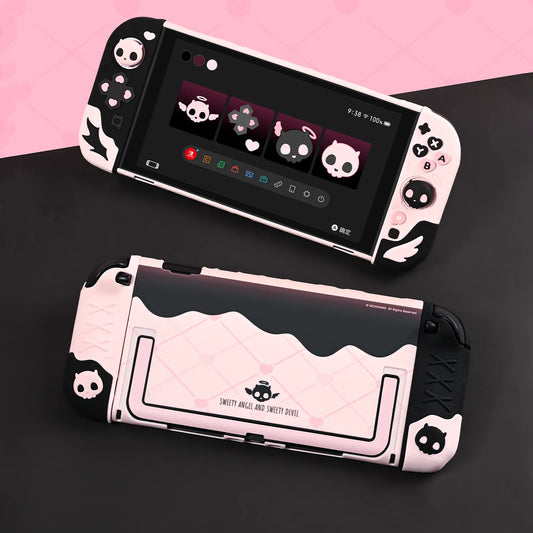 Nintendo Switch OLED Sweetheart Skull silikoneskin