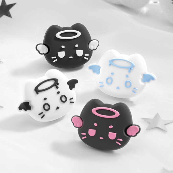Angel Cats - 4 pak Thumb Grips til Nintendo Switch 2
