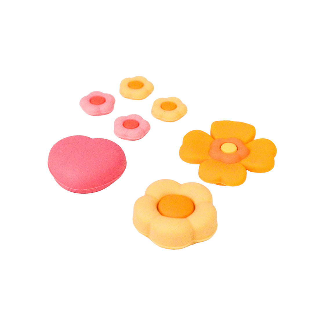 Hjerter og blomster - 4 pak Thumb Grips til Nintendo Switch 2
