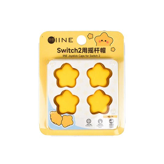 Stjerner - 4 pak Thumb Grips til Nintendo Switch 2