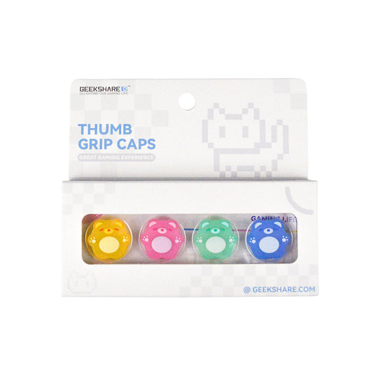 Vingummibamser - 4 pak Thumb Grips til Nintendo Switch 1