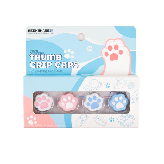 Kattepoter - 4 pak Thumb Grips til Nintendo Switch 1