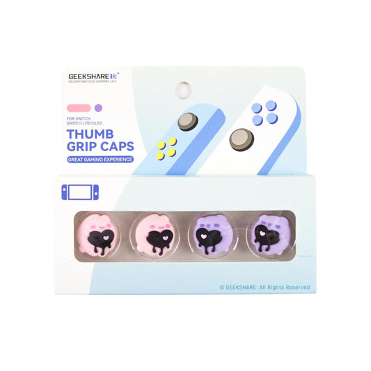 Pastel spøgelser - 4 pak Thumb Grips til Nintendo Switch 1
