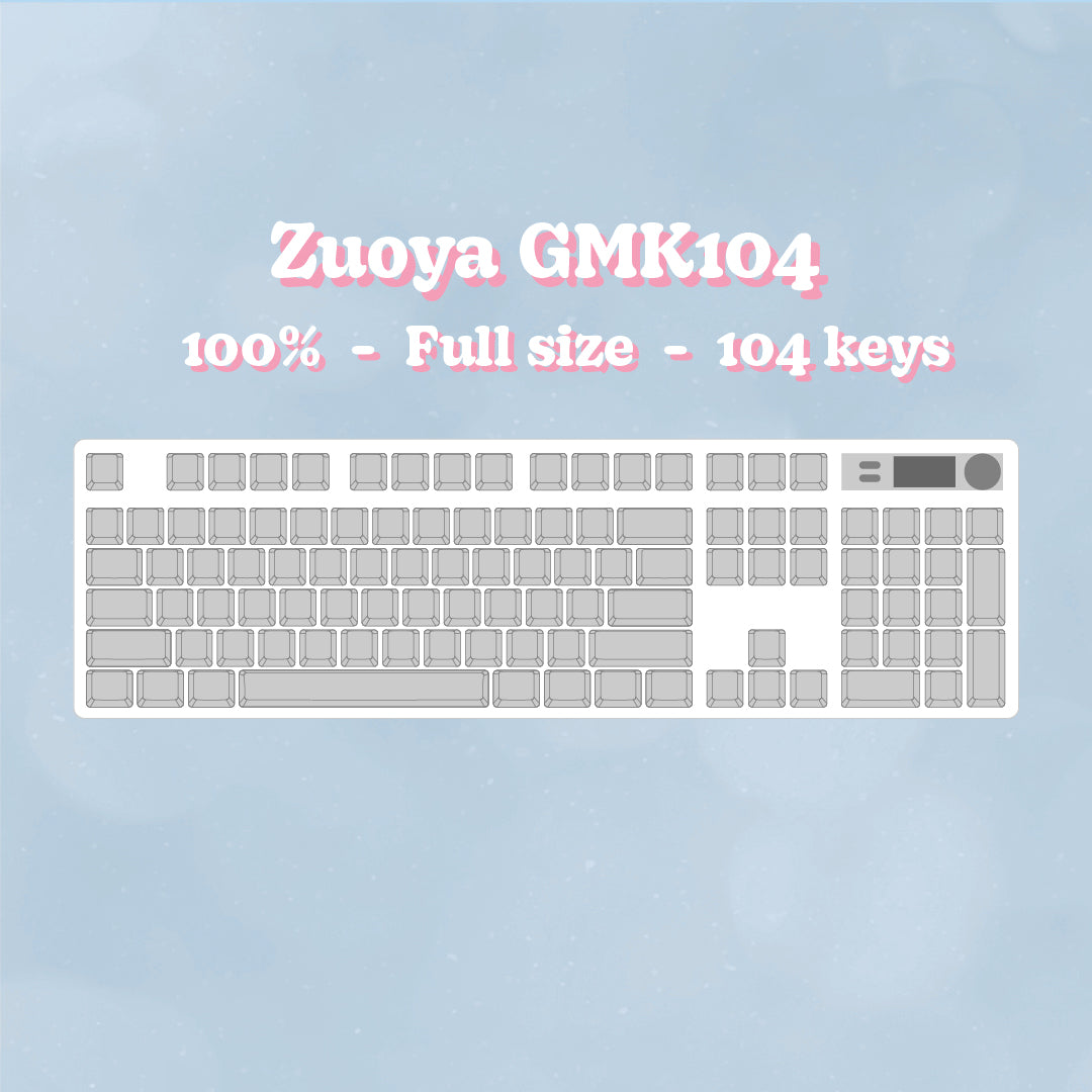 Appaz 100% Size Build Your Own Customized Keyboard | WHITE CASE