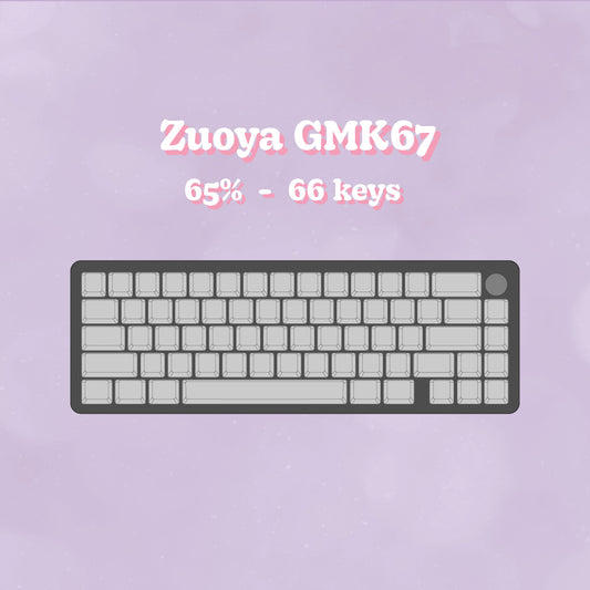 Appaz 65% Size Build Your Own Customized Keyboard | BLACK CASE