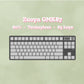 Zuoya GMK87 tastatur case 80% TKL størrelse | SORT