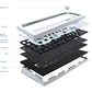 Appaz 65% Size Build Your Own Customized Keyboard | WHITE CASE