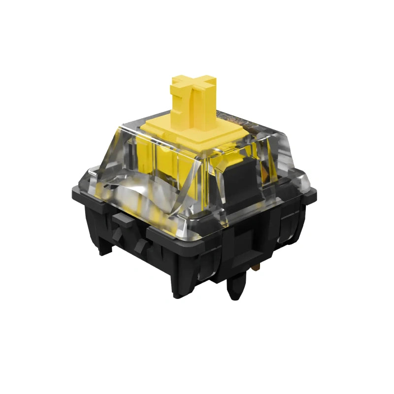 GATERON Everfree Silent Yellow Linear Switches