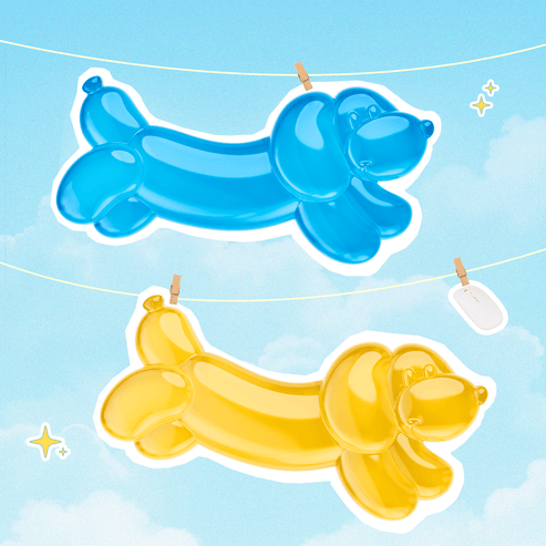 Jelly ballondyr håndledsstøtte