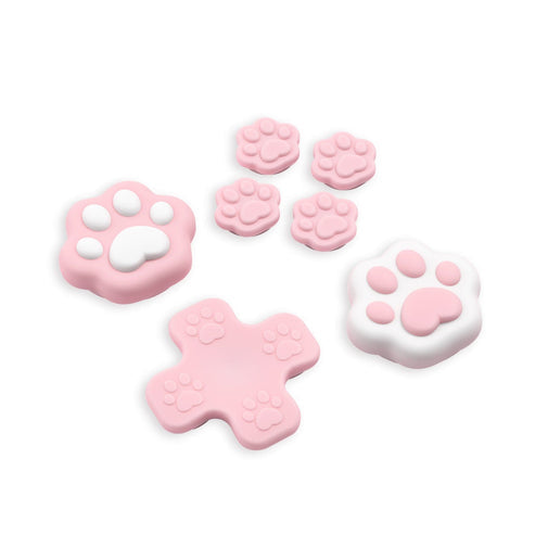 Lyserøde kattepoter - Thumb Grips til Nintendo Switch 2