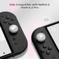Hvide vinger - 4 pak Thumb Grips til Nintendo Switch 2