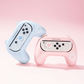 Nintendo Switch Joycon Grips med Katteører i Lyseblå og Lyserød (sæt med 2 stk)
