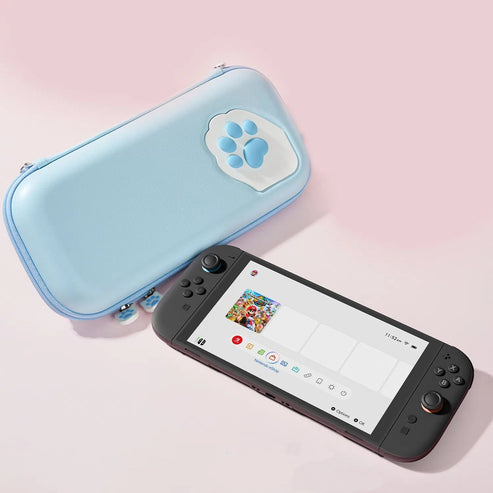 Nintendo Switch 2 kattepote etui i blå