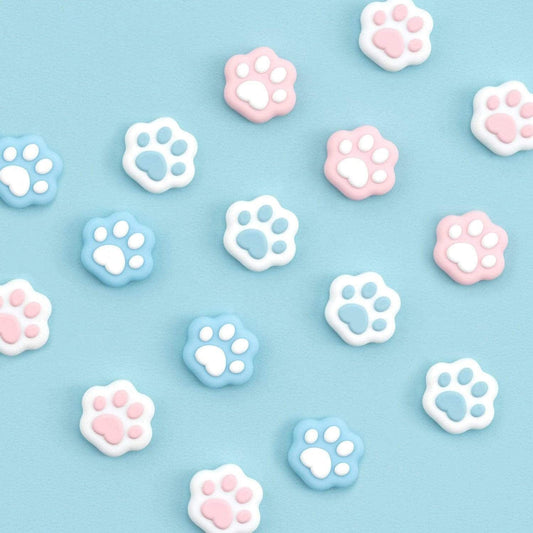 Cat Paws in Blue and Pink - 4 pack thumb grips for Xbox controllers