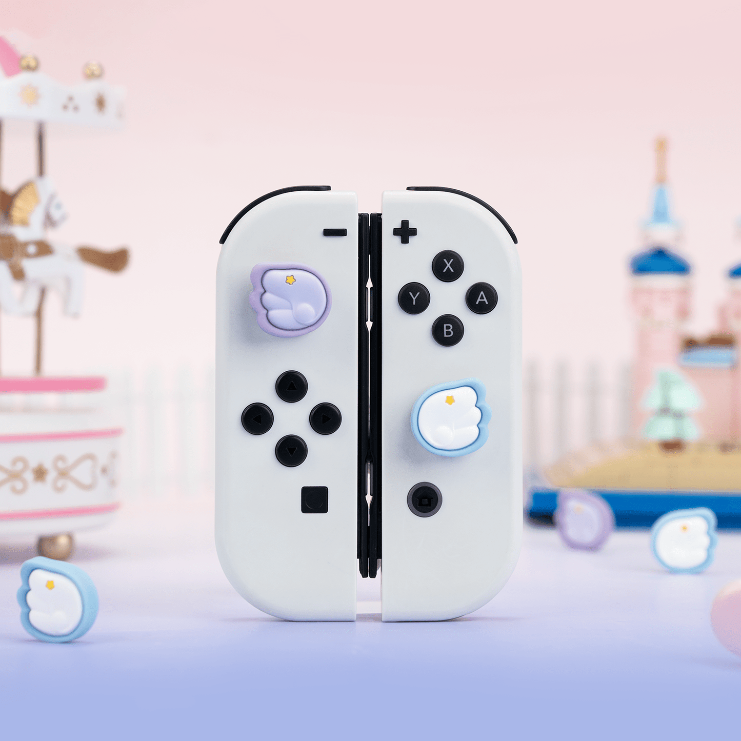 Vinger - 4 pak Thumb Grips til Nintendo Switch 1