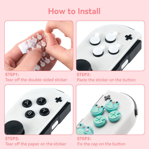 Frog and Axolotl - Thumb Grips for Nintendo Switch 2