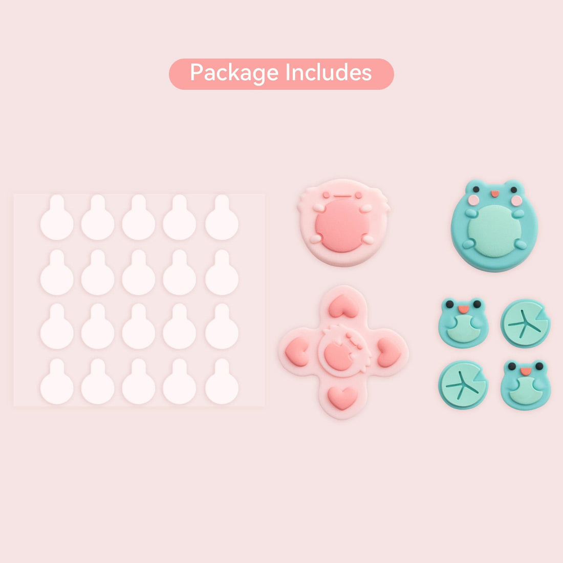Frog and Axolotl - Thumb Grips for Nintendo Switch 2