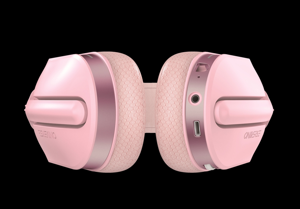 ONIVERSE Polaris Wireless Gaming Headset – Aurora Pink