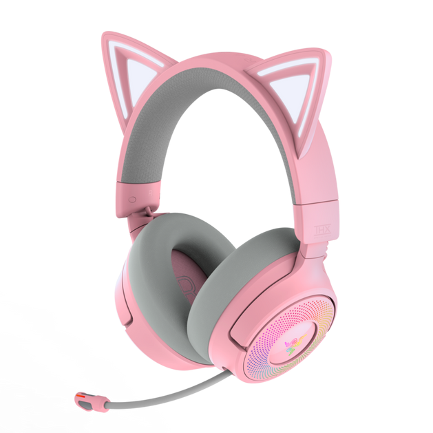 Razer Kraken V3 Pro - Quartz Pink | Trådløst gaming headset