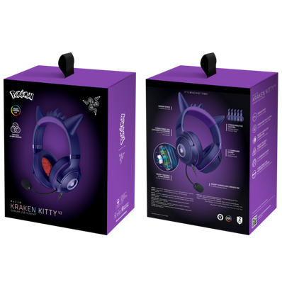 Razer Kraken Kitty V2 - POKÉMON Gengar Edition | Kablet gaming headset